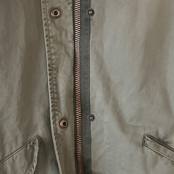 CLOSED Military Zip Up Jacket with Inner Jacket and Sequin Detailing Sz M - Picture 6 of 14